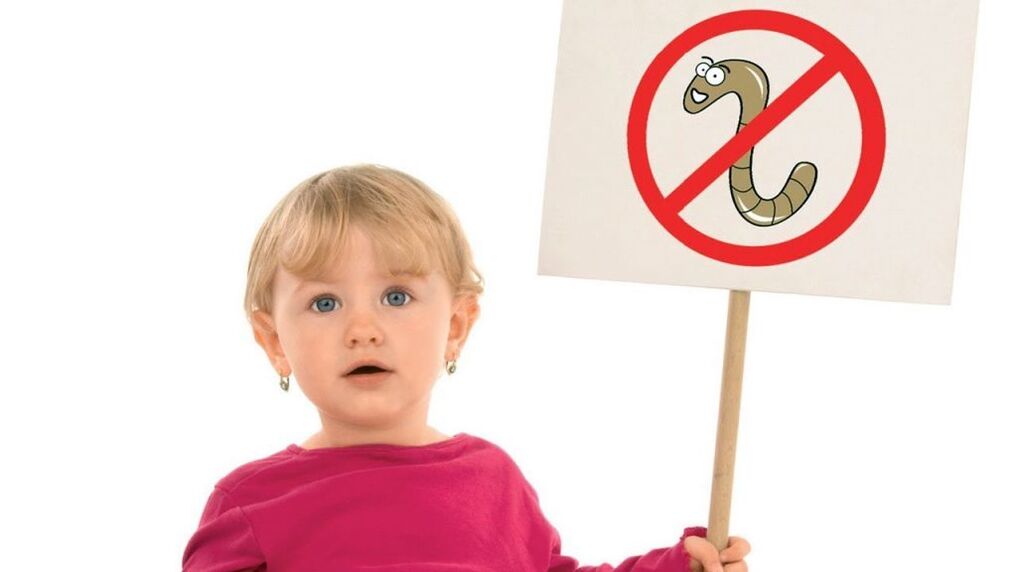 Kinder sind am anfälligsten für eine Infektion mit Würmern