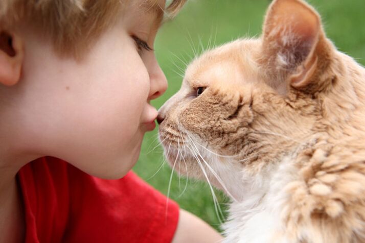Jedes Kind kann sich durch den Kontakt mit Tieren mit Würmern infizieren. 